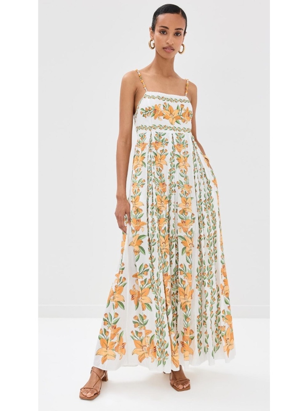 Farm Rio Tropical Lightness Maxi Dress NWT